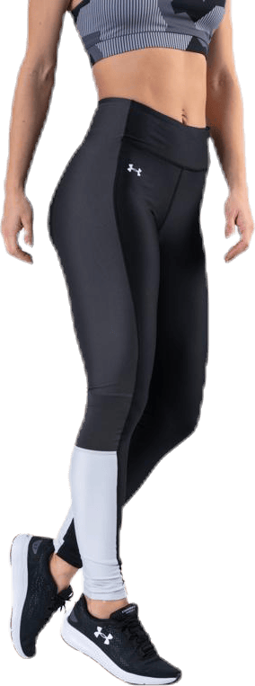 UA HG Armour Perforation Inset Leggings Black - Bild 5