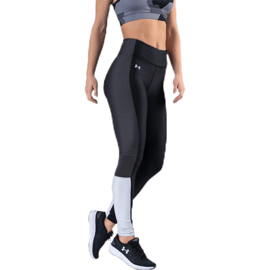 UA HG Armour Perforation Inset Leggings Black - Bild 5