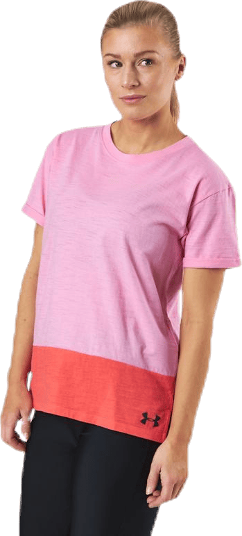 UA Charged Cotton SS Pink - Bild 2