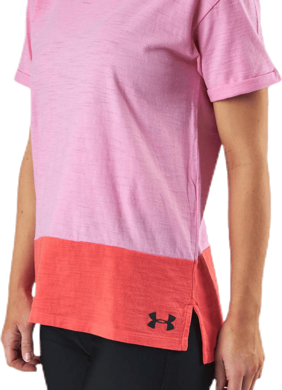 UA Charged Cotton SS Pink - Bild 4
