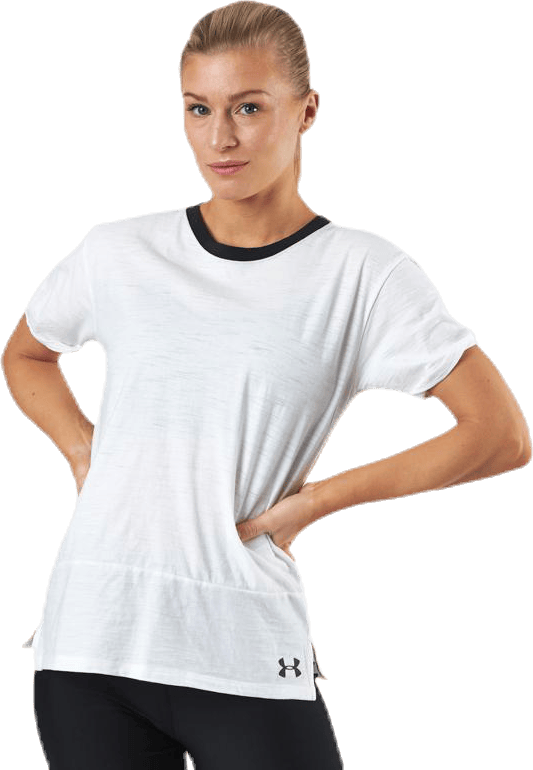 UA Charged Cotton SS White