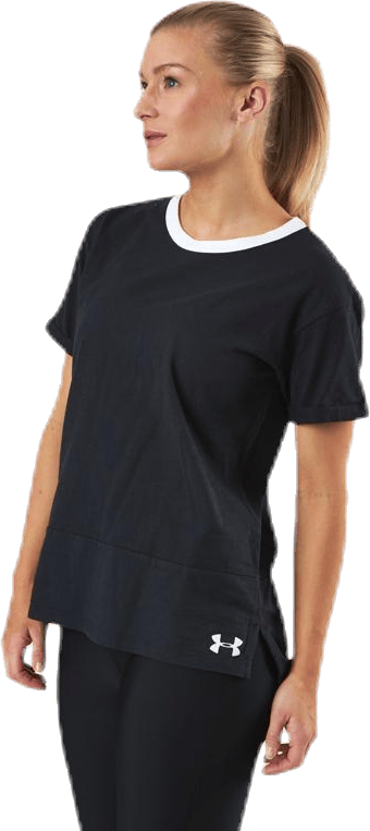 UA Charged Cotton SS Black - Bild 2