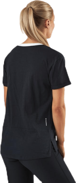 UA Charged Cotton SS Black - Bild 3