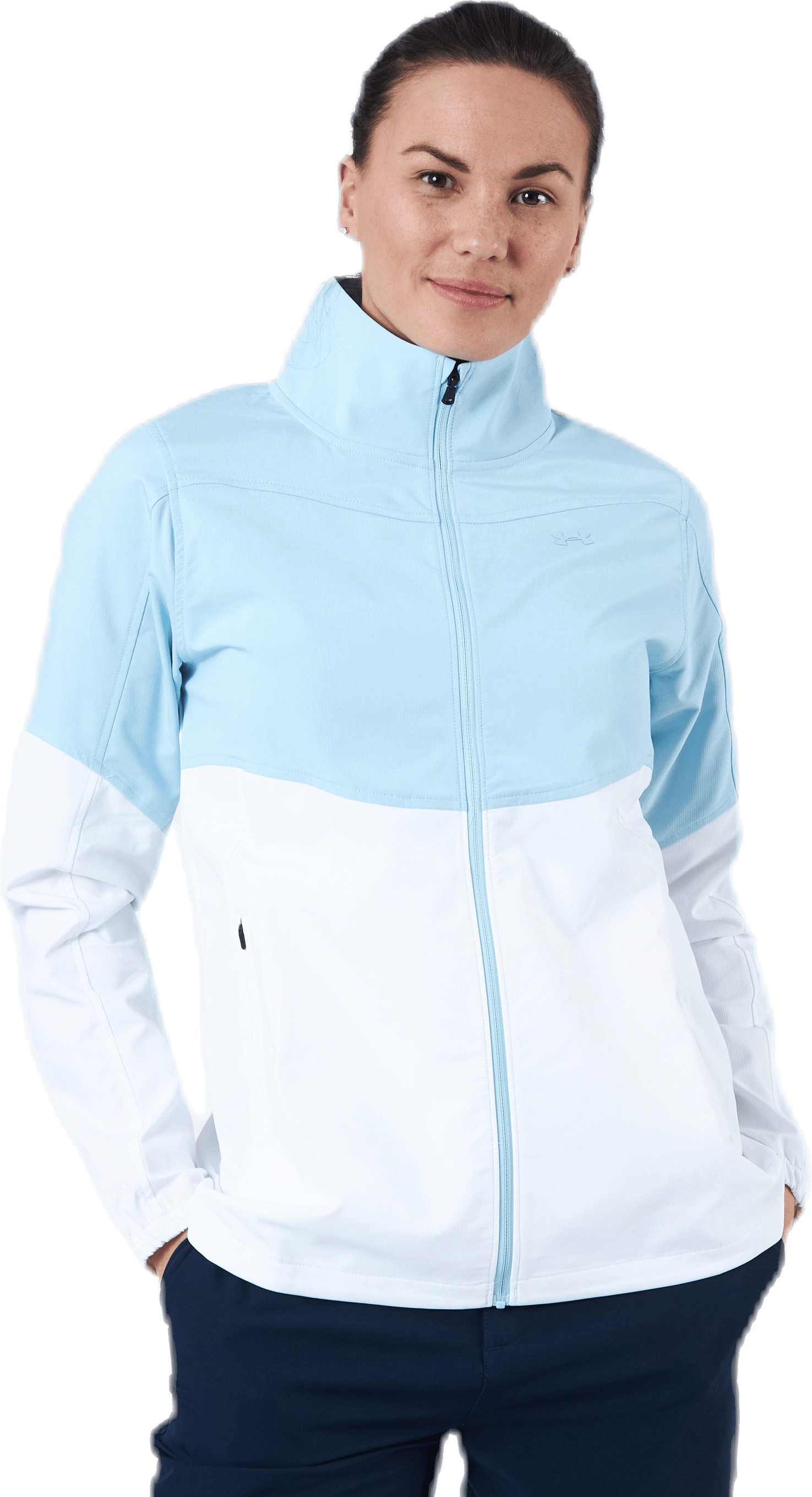 Windstrike Full Zip Blue, Female, Apparels, Shirts, Golf, Blue, L
