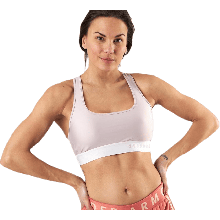 Armour Mid Crossback Bra Pink