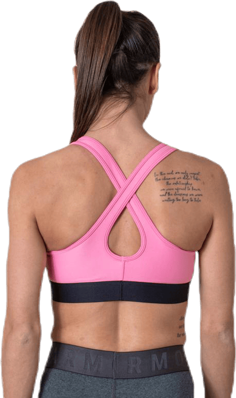 Armour Mid Crossback Bra Pink - Bild 3