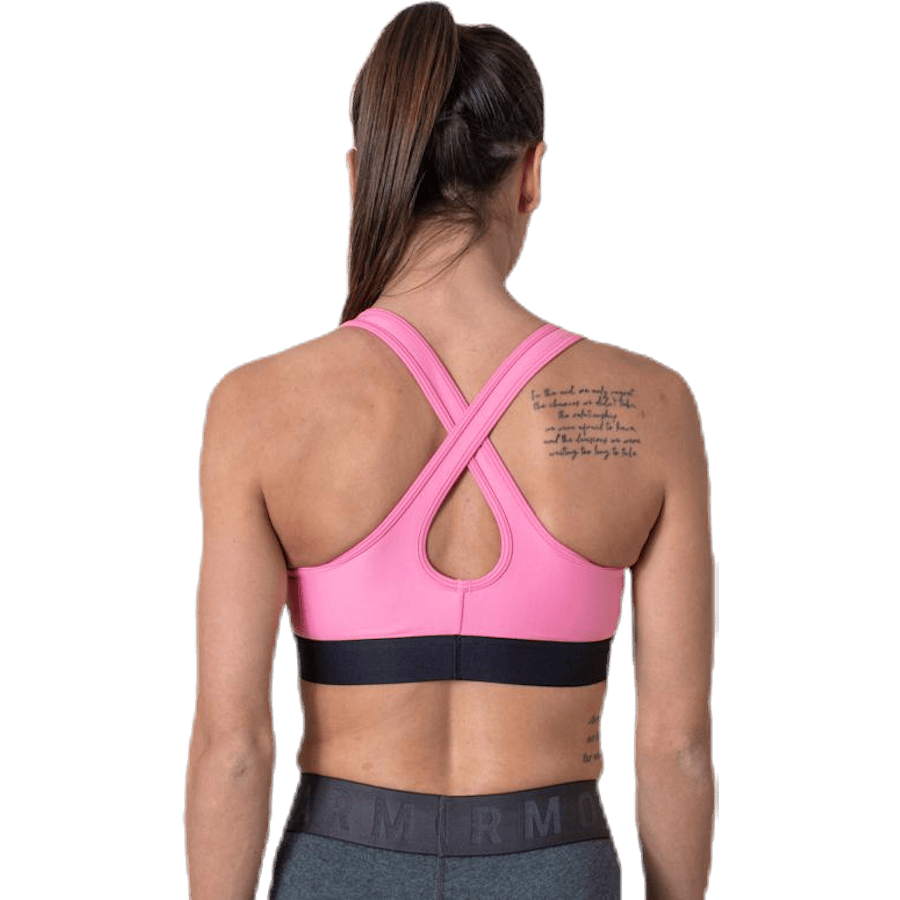 Armour Mid Crossback Bra Pink - Bild 3