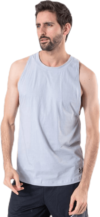 Baseline Cotton Tank Grey, Male, Kleding, Tops, Basketbal, Grijs, M
