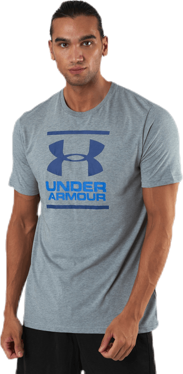 Foundation SS Tee Blue/Grey, Male, Kleding, T-shirt, Training, Blauw/Grijs, XXL