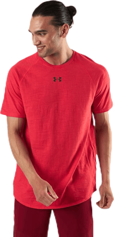 Charged Cotton SS Red, Male, Odevy, Tričko, Posilovať, Červená, L