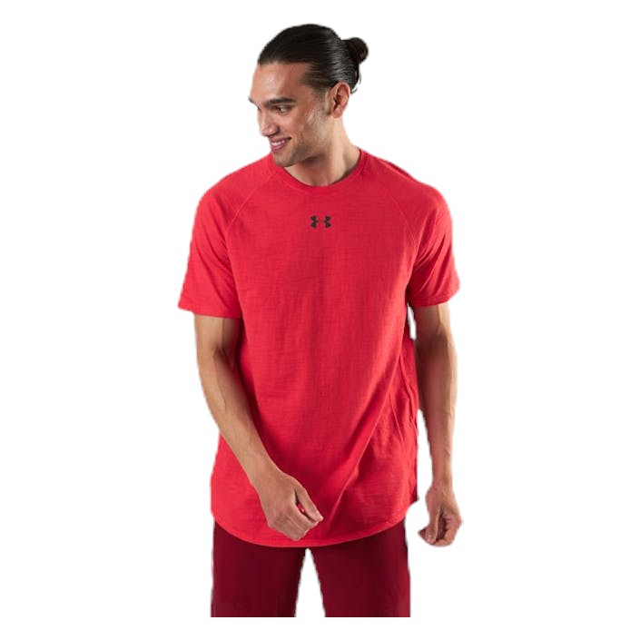 Charged Cotton SS Red, Male, Odevy, Tričko, Posilovať, Červená, L