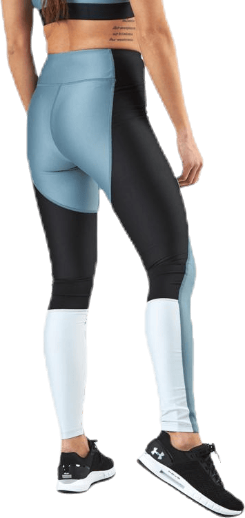 UA HG Armour Perforation Inset Leggings Turquoise - Bild 3