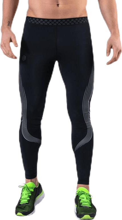 Rush Run Stamina Tight Black, Male, Kläder, Tights, Löpning, Svart, S