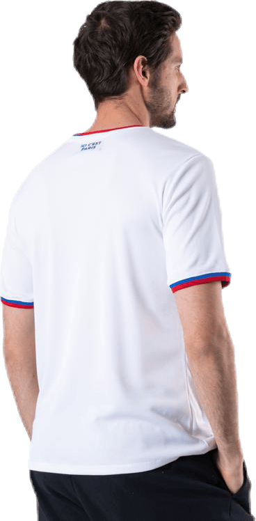 X Psg Wordmark Tee White/Hyper Cobalt - Bild 3