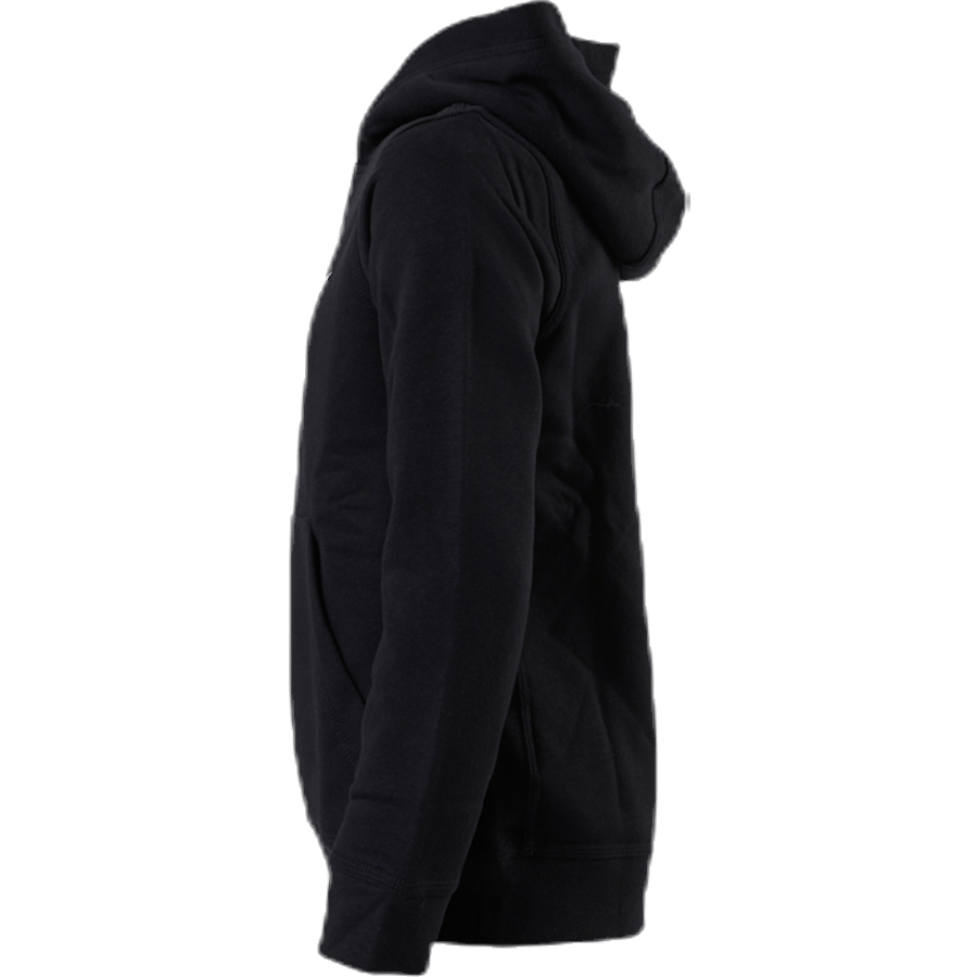 Sportswear Club Fleece Big Kids’ Pullover Hoodie BLACK/LT SMOKE GREY - Bild 2