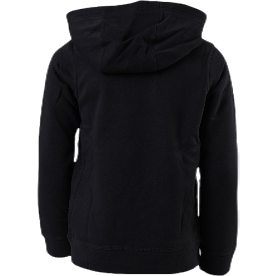 Sportswear Club Fleece Big Kids’ Pullover Hoodie BLACK/LT SMOKE GREY - Bild 3