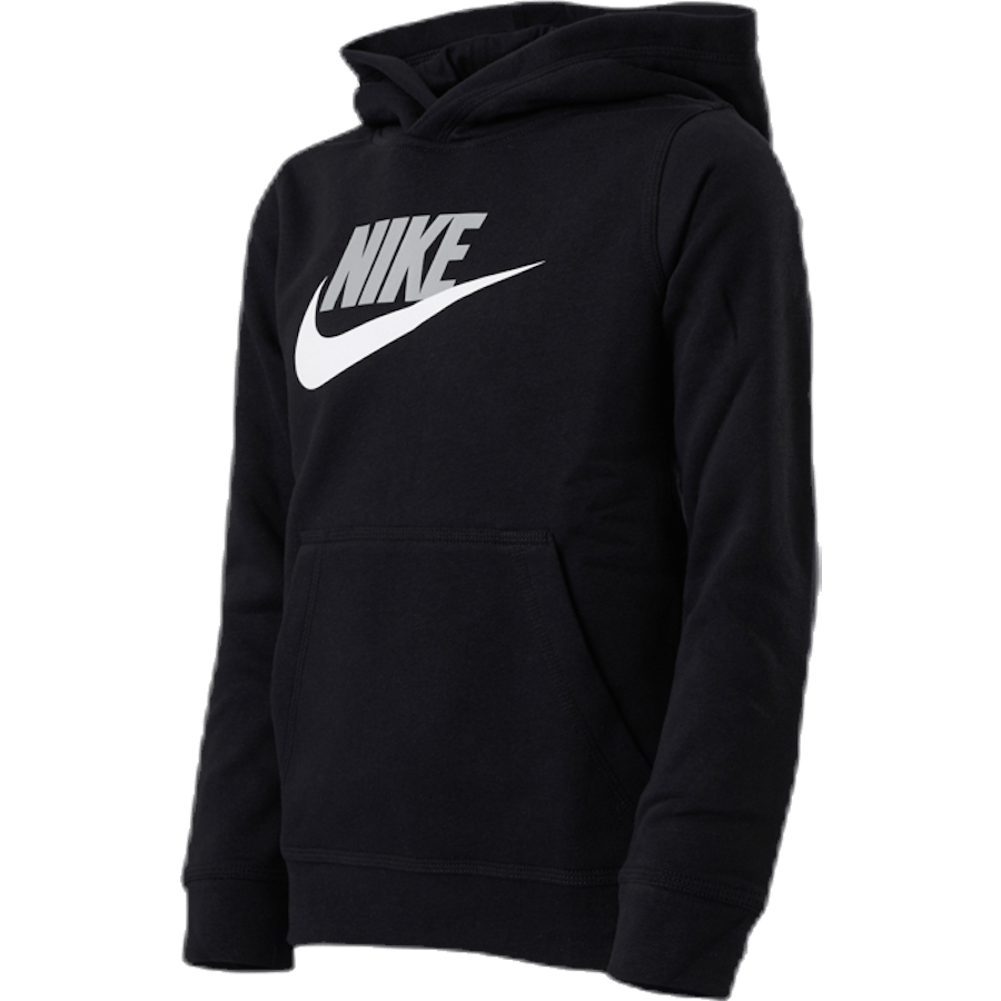 Sportswear Club Fleece Big Kids’ Pullover Hoodie BLACK/LT SMOKE GREY - Bild 4