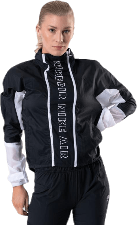 Air Jacket White/Black, Female, Apparels, jackets, Running, Black, XL