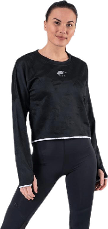 Air Midlayer Crew Black