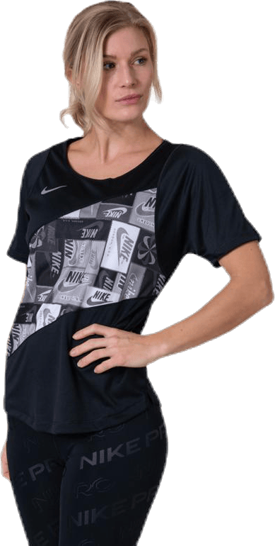 Icon Clash SS Top  Black