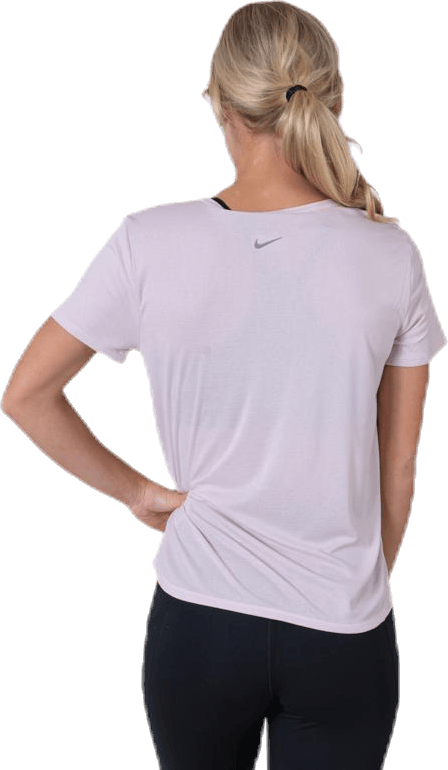 Top SS Swoosh Run Pink/White - Bild 2