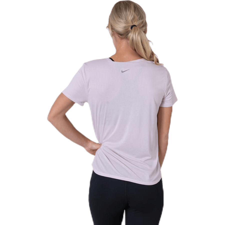 Top SS Swoosh Run Pink/White - Bild 2