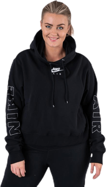 NSW Air Hoodie Plus Black, Female, Apparels, Shirts, Black, XXXL
