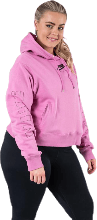 NSW Air Hoodie Plus Pink, Female, Abbigliamento, Camicie, Rosa, XXXL