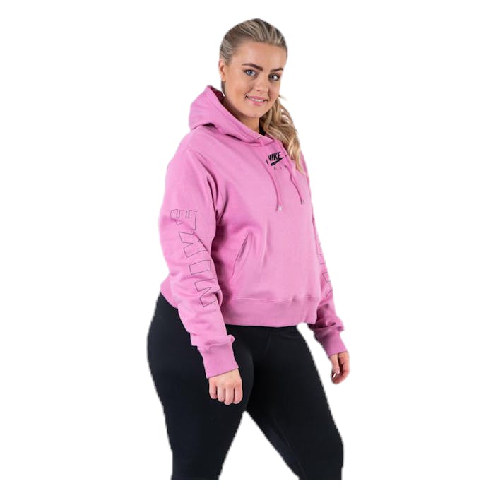NSW Air Hoodie Plus Pink, Female, Apparels, Shirts, Pink, XXXL