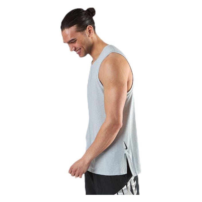 Dry Tank Yoga Grey, Male, Vêtements, Tops, Yoga, Gris, XXL