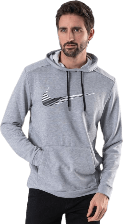 Dry Hoodie Swoosh Grey, Male, Apparels, Shirts, Workout, Grey, M