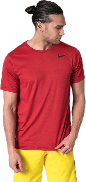 Top SS Hyper Dry Blue, Male, Apparels, T-shirt, Workout, Red, XL