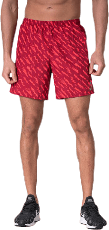 Challenger Short 7in Pr Red, Male, Apparels, Shorts, Running, Red, XXL