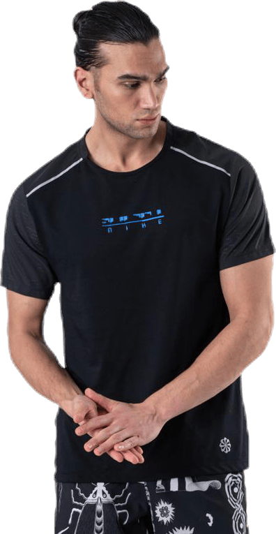 Rise 365 Hybrid SS Top Black, Male, Kläder, T-shirt, Löpning, Svart, S