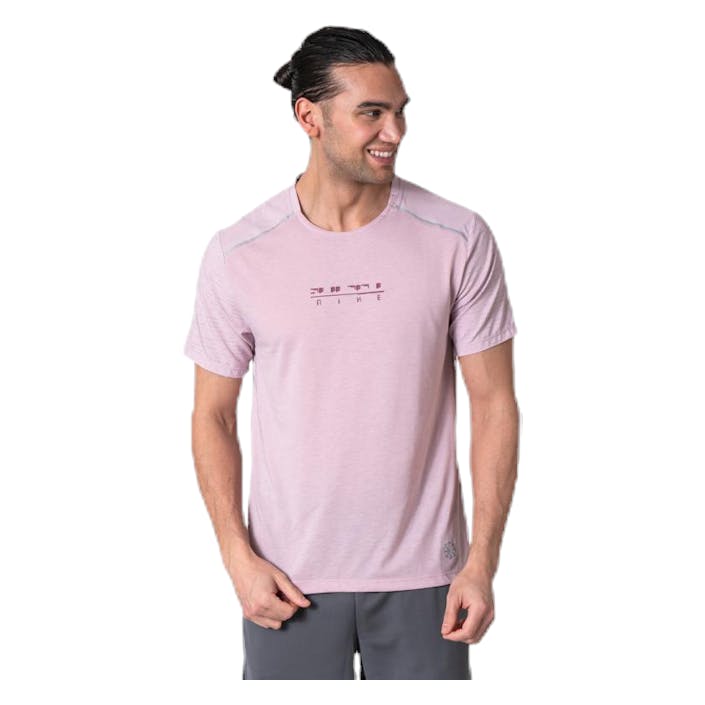 Rise 365 Hybrid SS Top Pink, Male, Apparels, T-shirt, Running, Pink, M