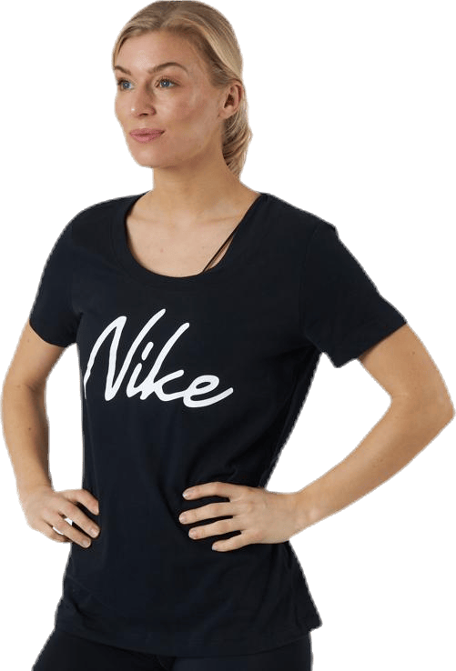 Dfct Tee Scoop Logo White/Black