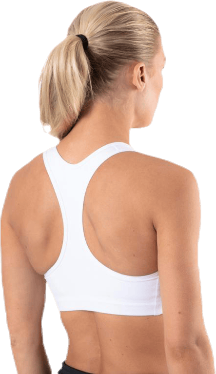Swoosh Women's Medium-Support Non-Padded Sports Bra WHITE/BLACK - Bild 3