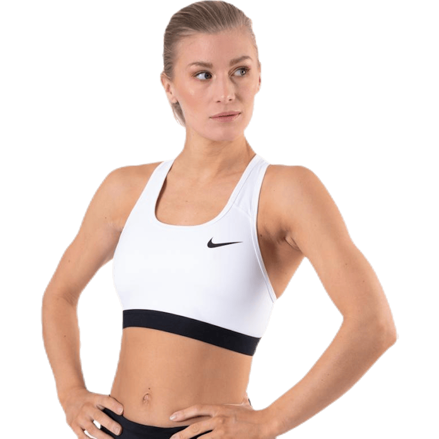 Dri-FIT Swoosh Women's Medium-Support Non-Padded Sports Bra WHITE/BLACK/BLACK - Bild 2
