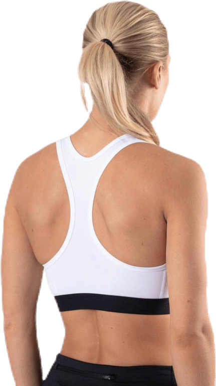 Dri-FIT Swoosh Women's Medium-Support Non-Padded Sports Bra WHITE/BLACK/BLACK - Bild 3