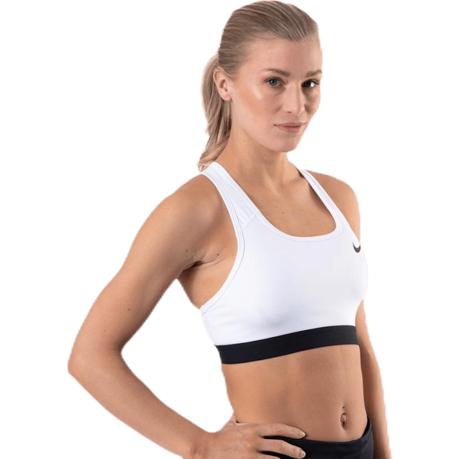 Dri-FIT Swoosh Women's Medium-Support Non-Padded Sports Bra WHITE/BLACK/BLACK - Bild 4