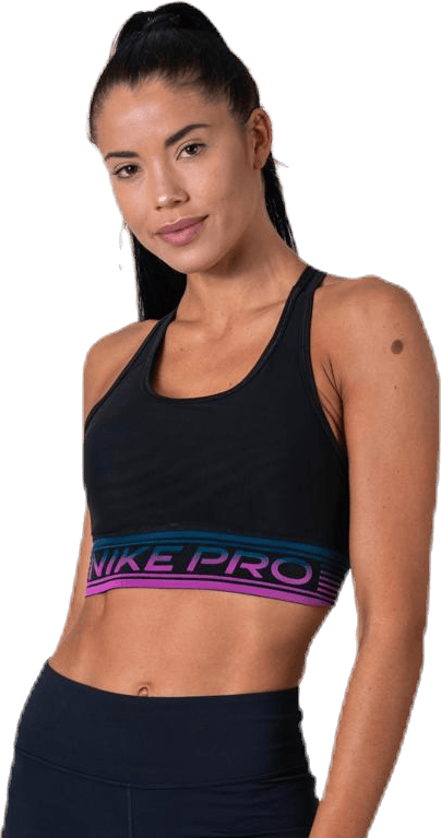 Pro Medium Pad Mesh Bra Black
