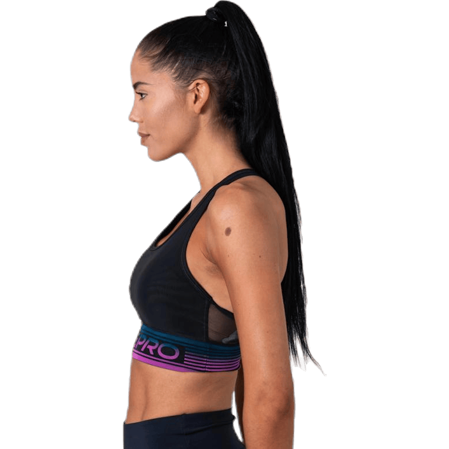 Pro Medium Pad Mesh Bra Black - Bild 2