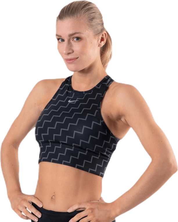 Medium Pad Bra High Neck Neo Black