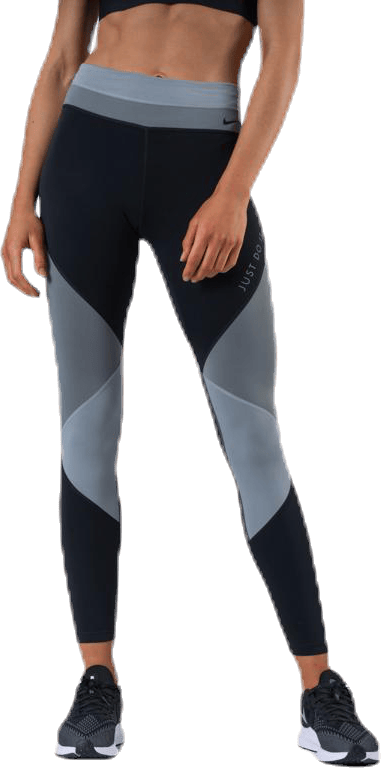 One Tight 7/8 Colorblock Black/Grey, Female, Apparels, Leggings, Workout, Multi color, L