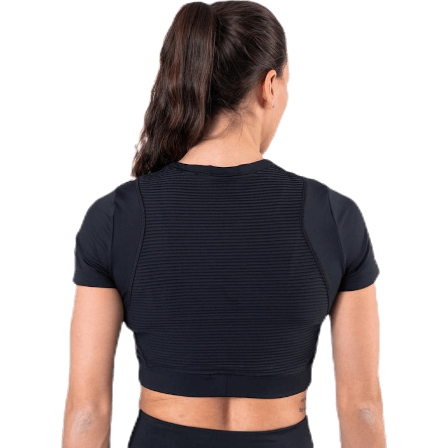 Aeroadpt SS Crop Top Black - Bild 3