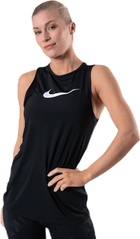 Essential Swoosh Tank White/Black