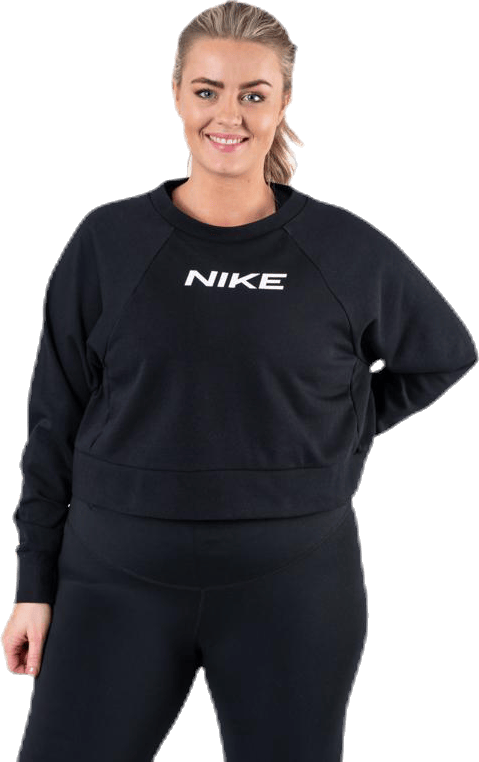 Essential Fleece Crew Plus White/Black