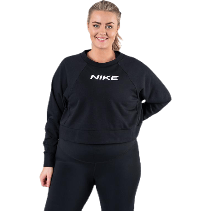 Essential Fleece Crew Plus White/Black