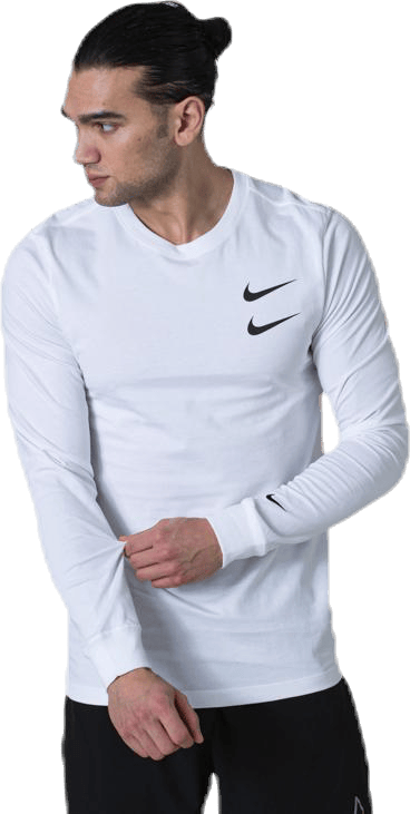 Swoosh Ls Tee White - Bild 2