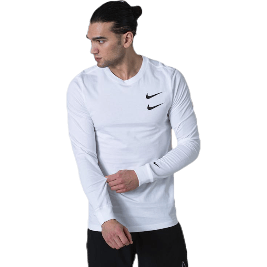 Swoosh Ls Tee White - Bild 2